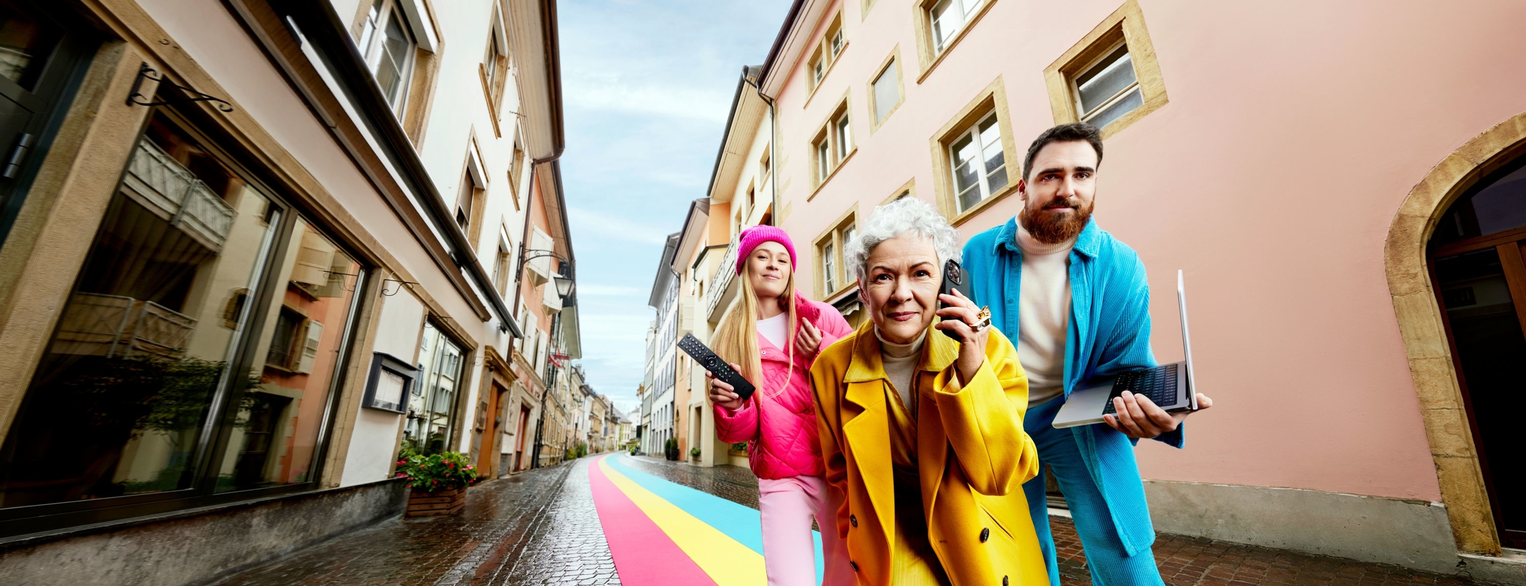 Le défilé du multimédia avec bli bla blo net+