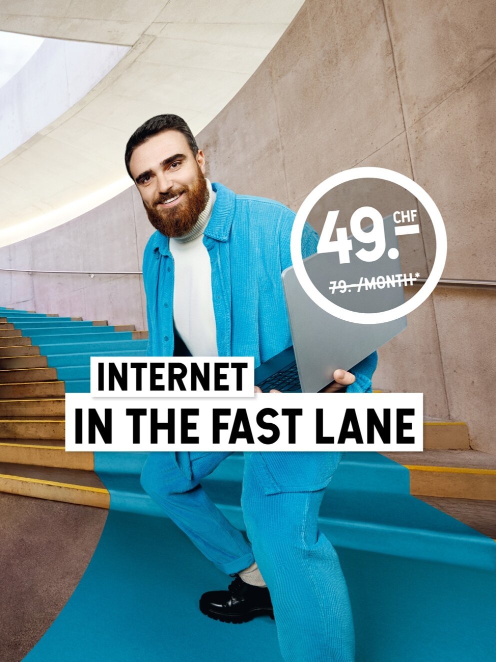 Max Speed Internet for CHF 49.- at bli bla blo. > Offer valid from March 2 to April 20, 2026.