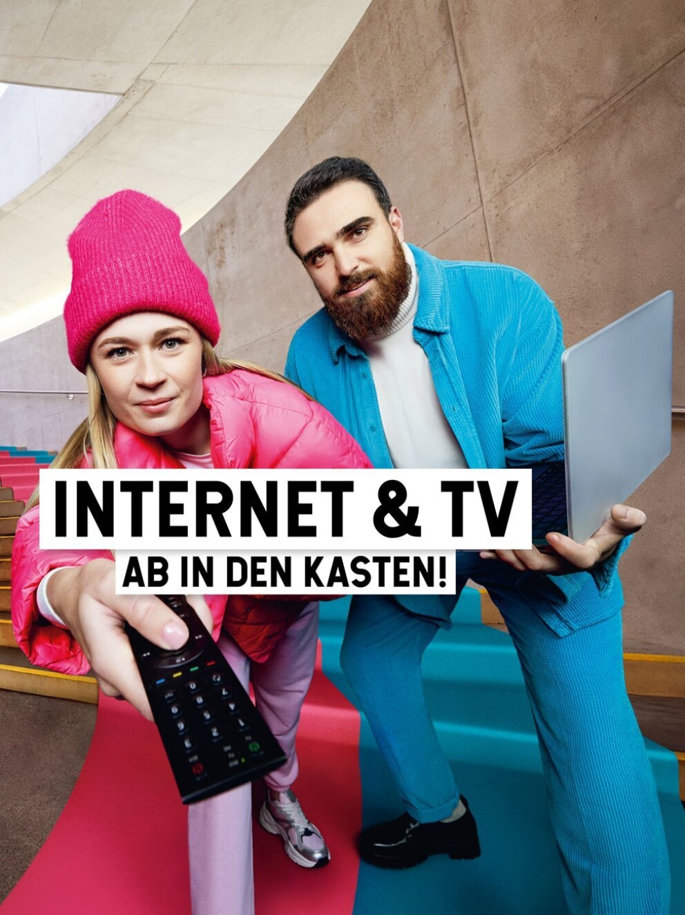 Internet & TV ab in den Kasten ! CHF 49.-/Monat - Gratis TV-Box